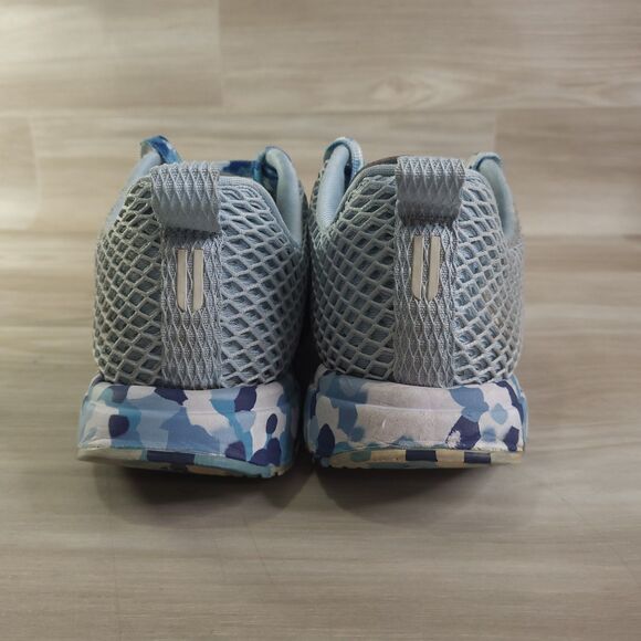 NOBULL Wild Mesh Runner Running Shoes Ice Blue Unisex W 10 M 8.5 Lace Up Camo - Picture 4 of 14